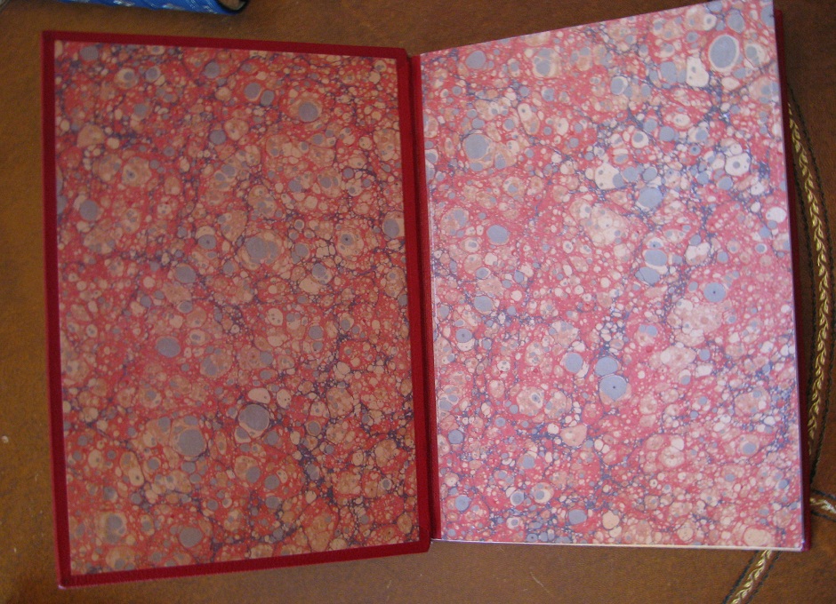 Contre-plats papier ombré droit
